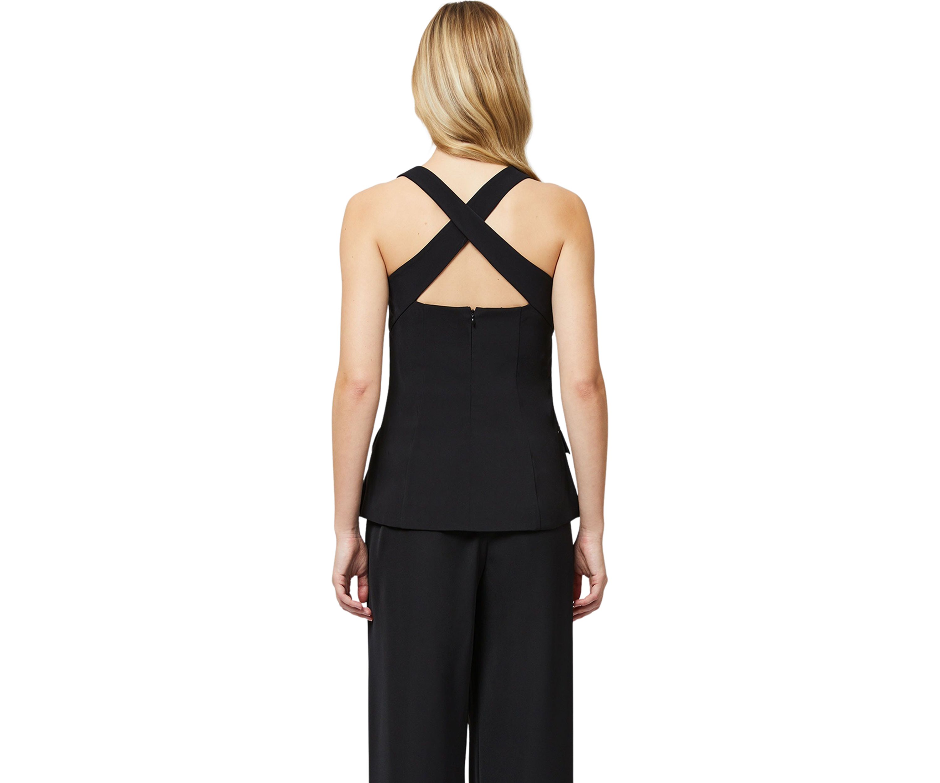 Harrie Suiting Tailored Halter Top