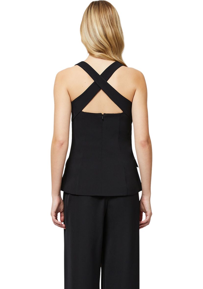 Harrie Suiting Tailored Halter Top