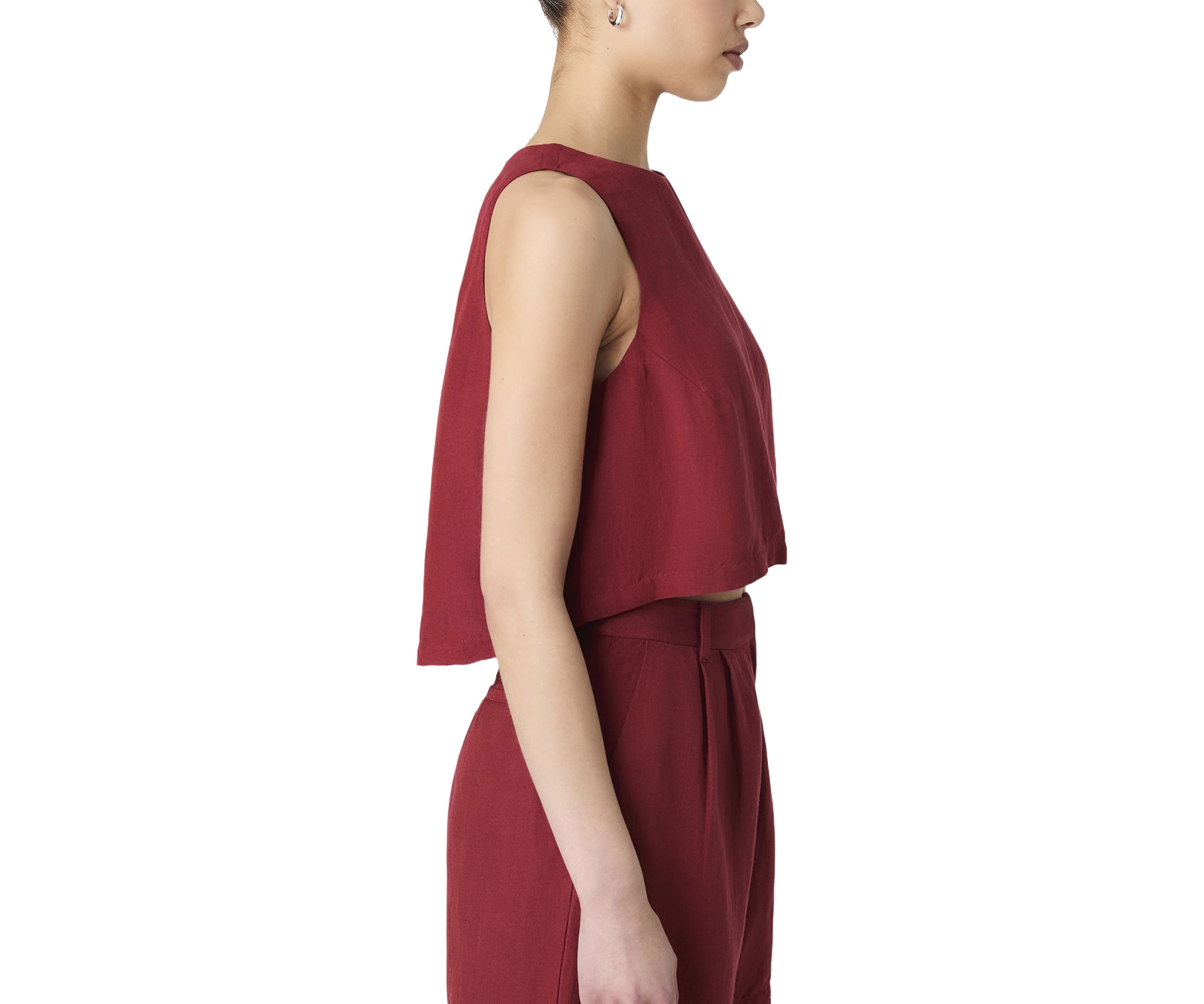 Birdie Linen Shell Top