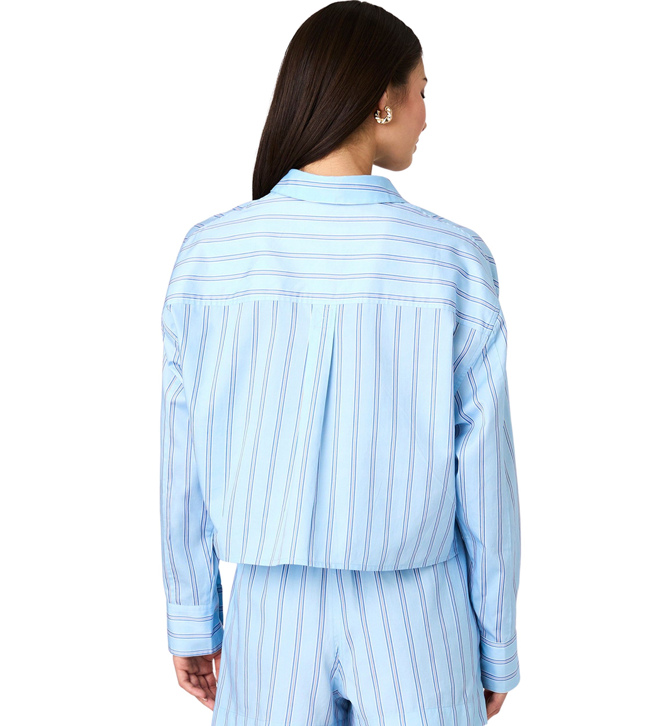 Lorenzo Stripe Cropped Shirt