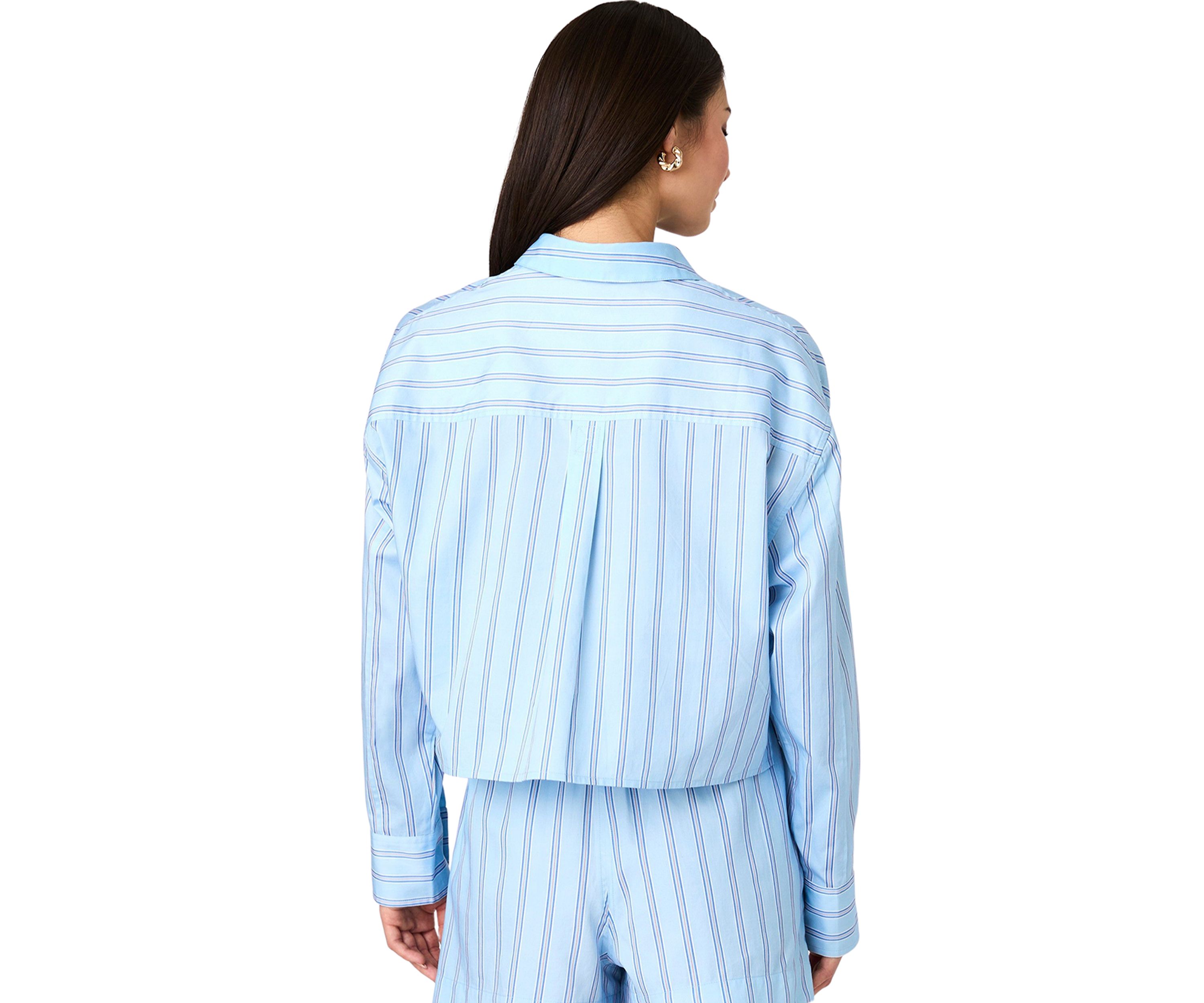 Lorenzo Stripe Cropped Shirt