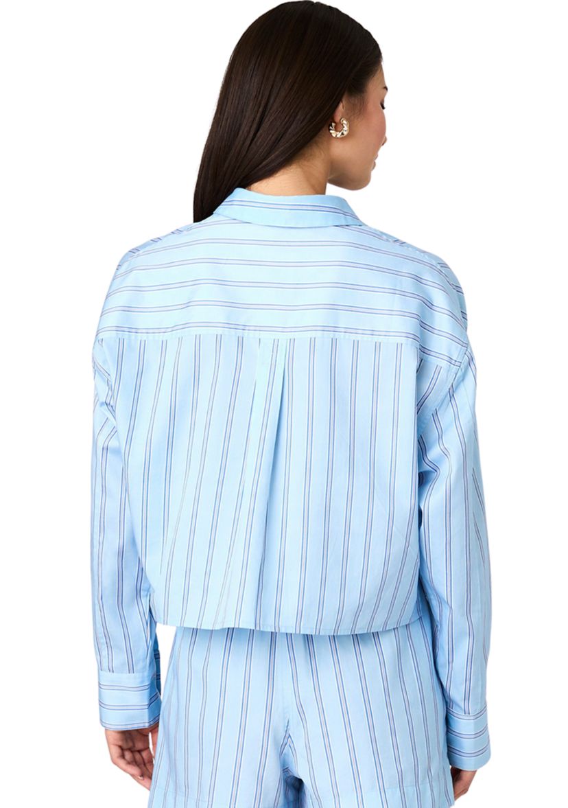Lorenzo Stripe Cropped Shirt