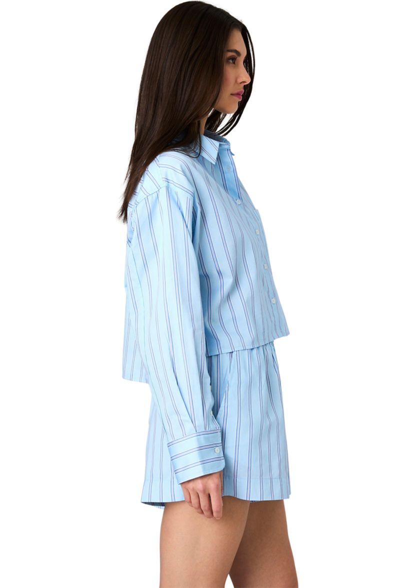 Lorenzo Stripe Cropped Shirt