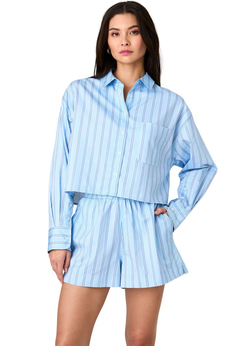 Lorenzo Stripe Cropped Shirt