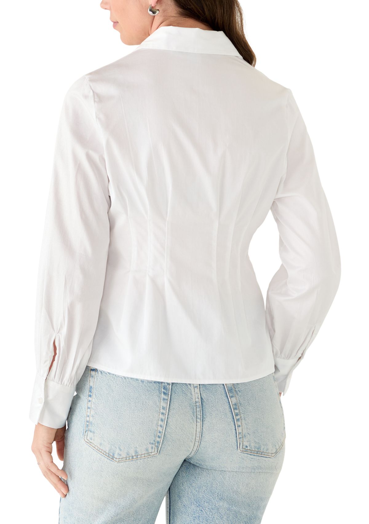 Alexis Cotton Pleated Shirt