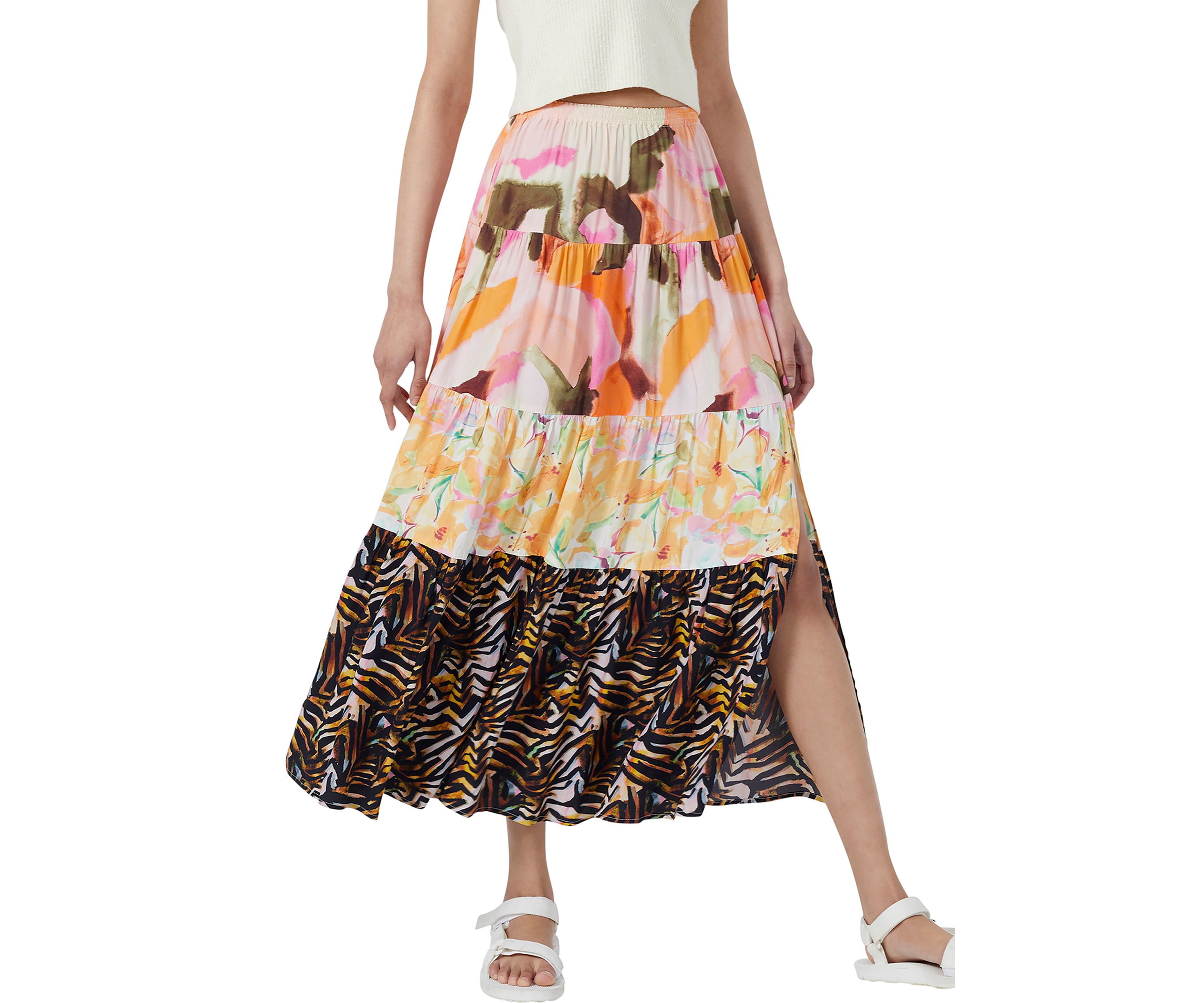 Isadora Delphine Patched Skirt