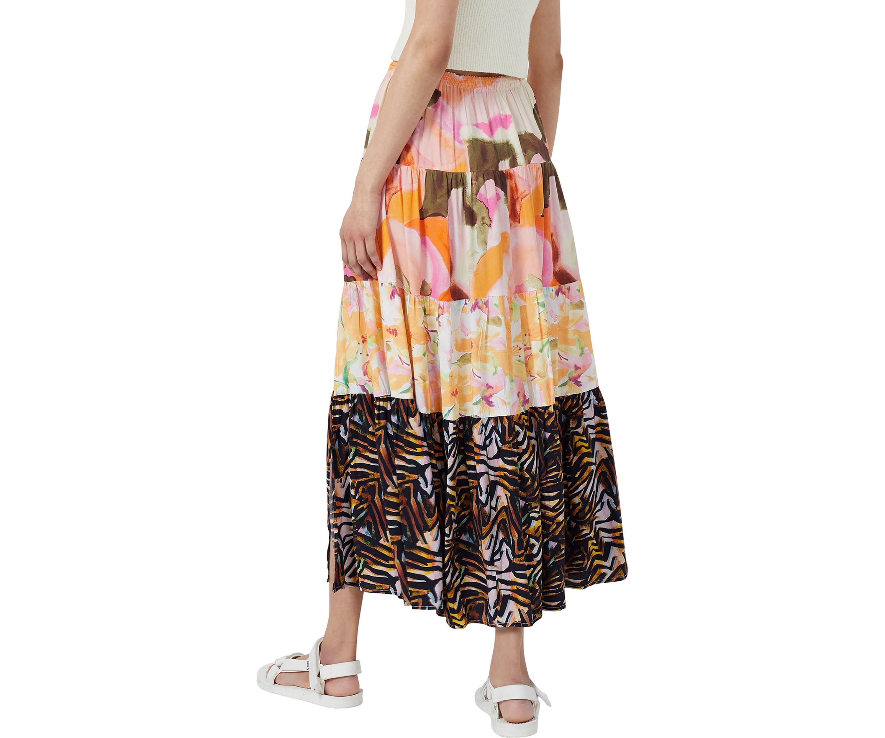 Isadora Delphine Patched Skirt