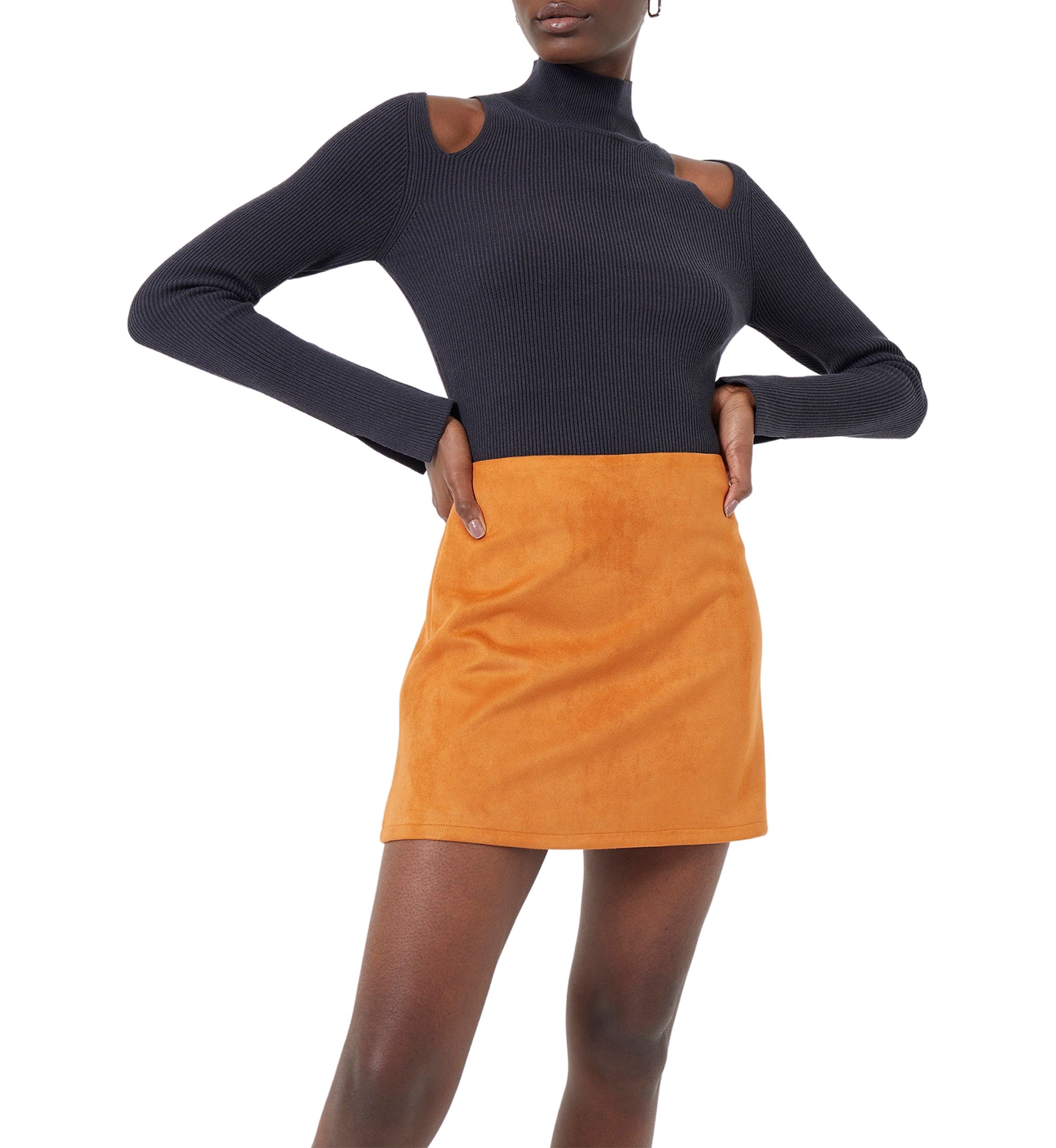 Patty Drape Mini Skirt 