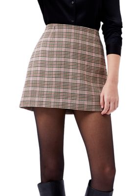 French Connection Women's Gina Check Mini Skirt