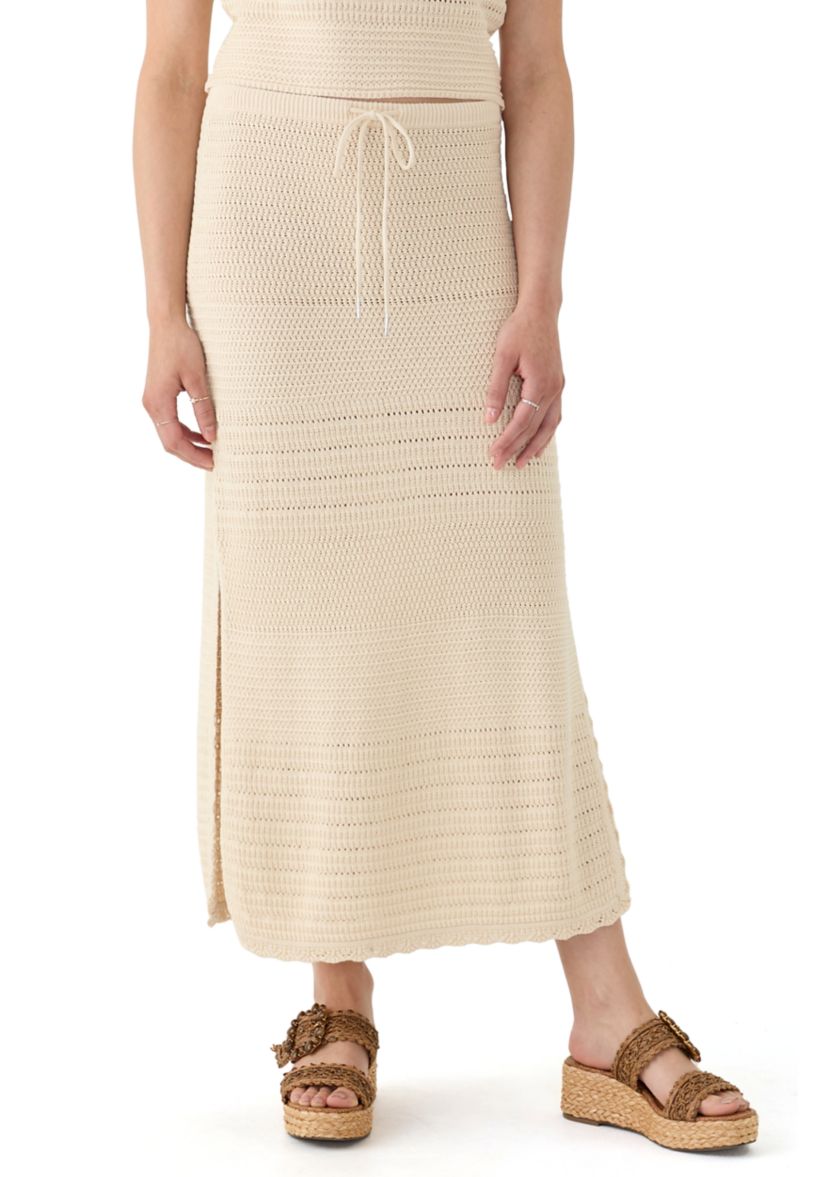 Nellis Cotton Side Slit Skirt