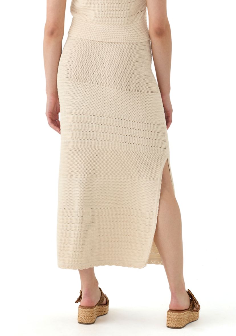 Nellis Cotton Side Slit Skirt