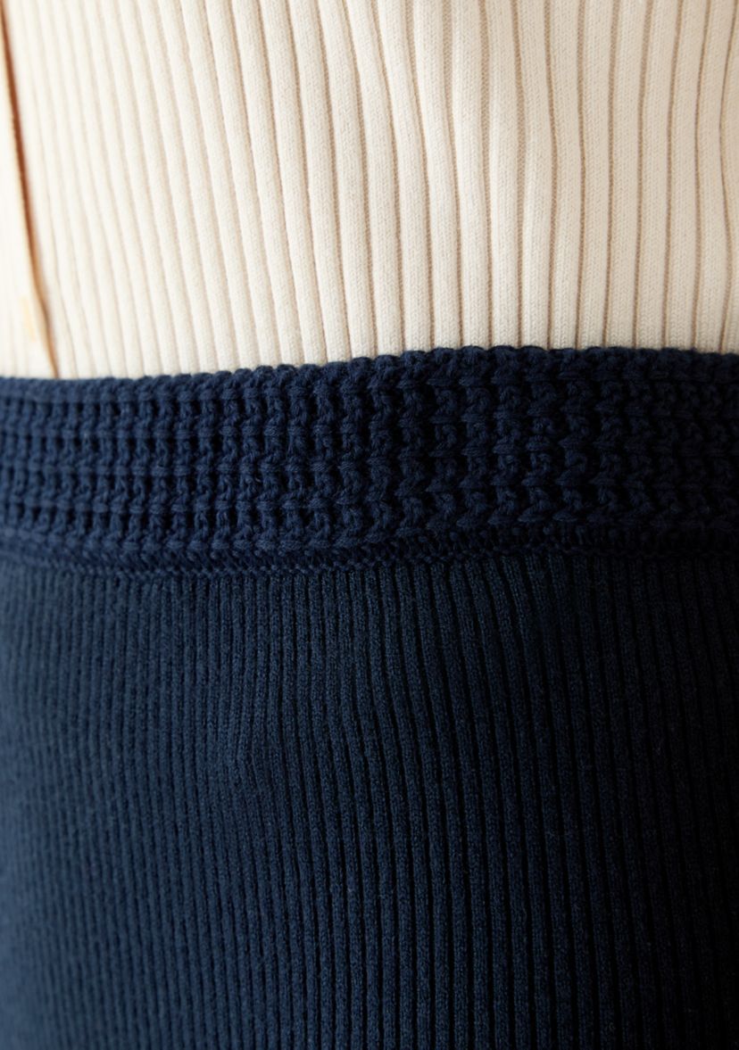 Maxi High Rise Knit Pencil Skirt