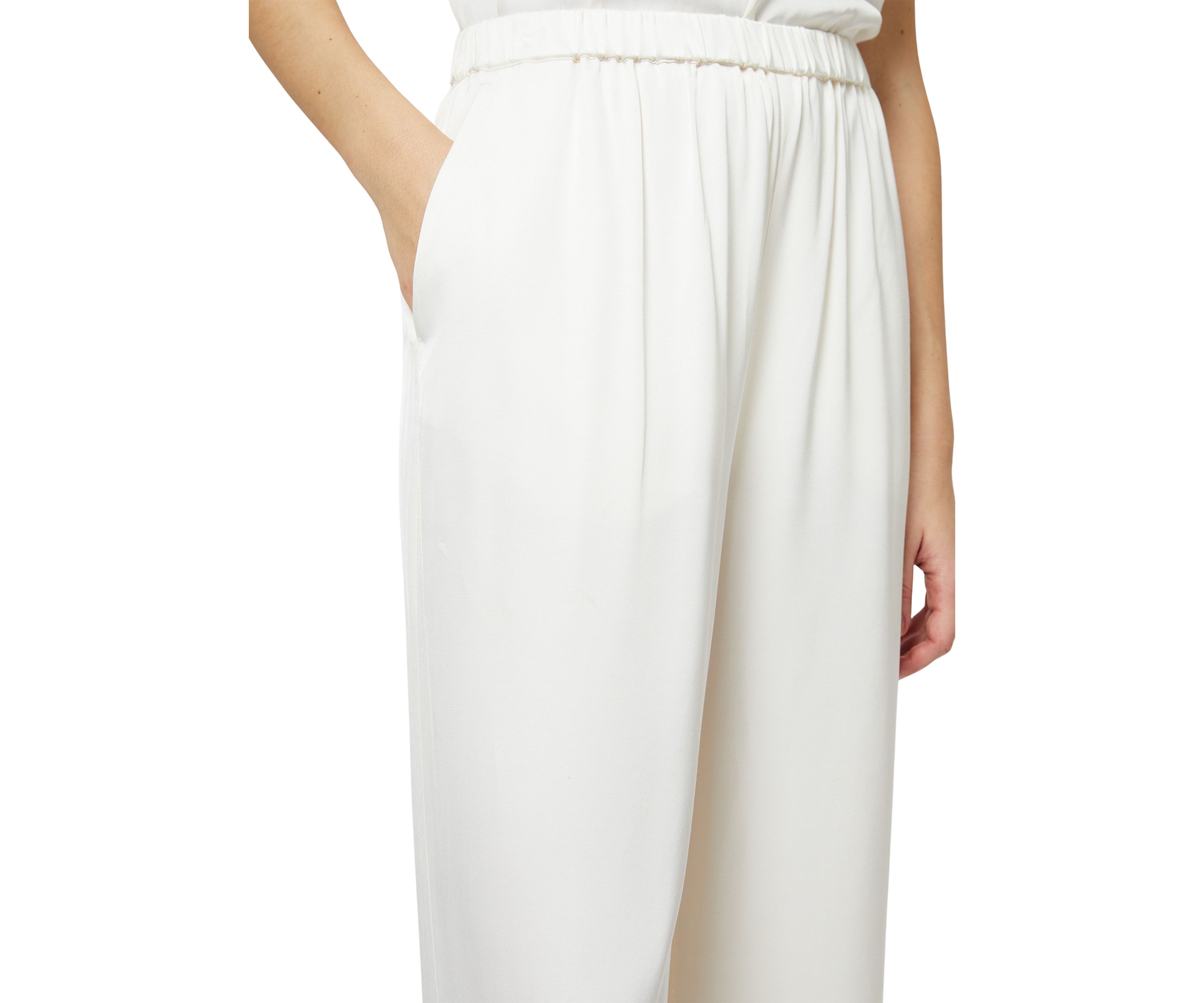 Ennis Satin Elasticated Trousers 