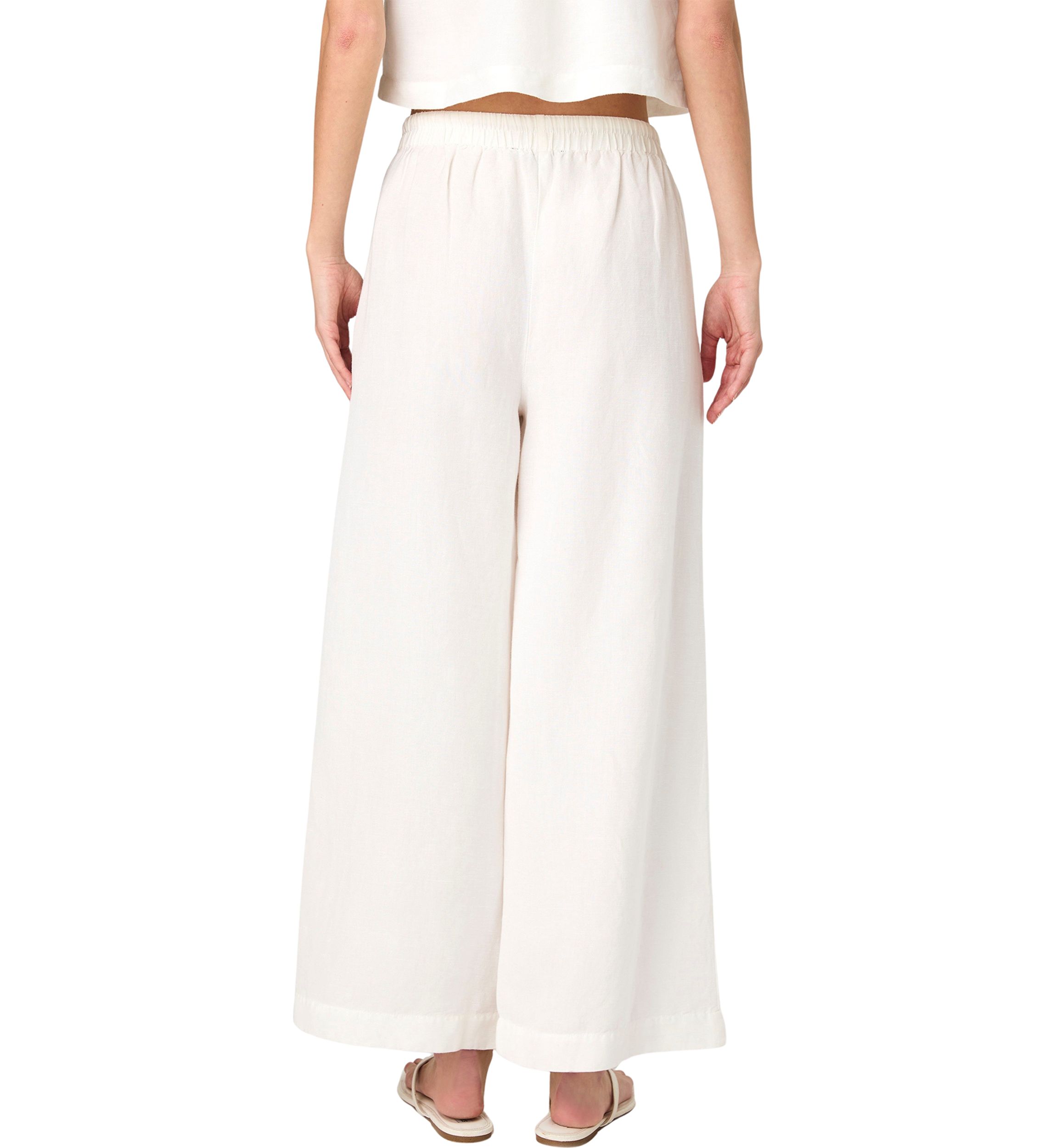 Birdie Linen Wide Leg Trousers