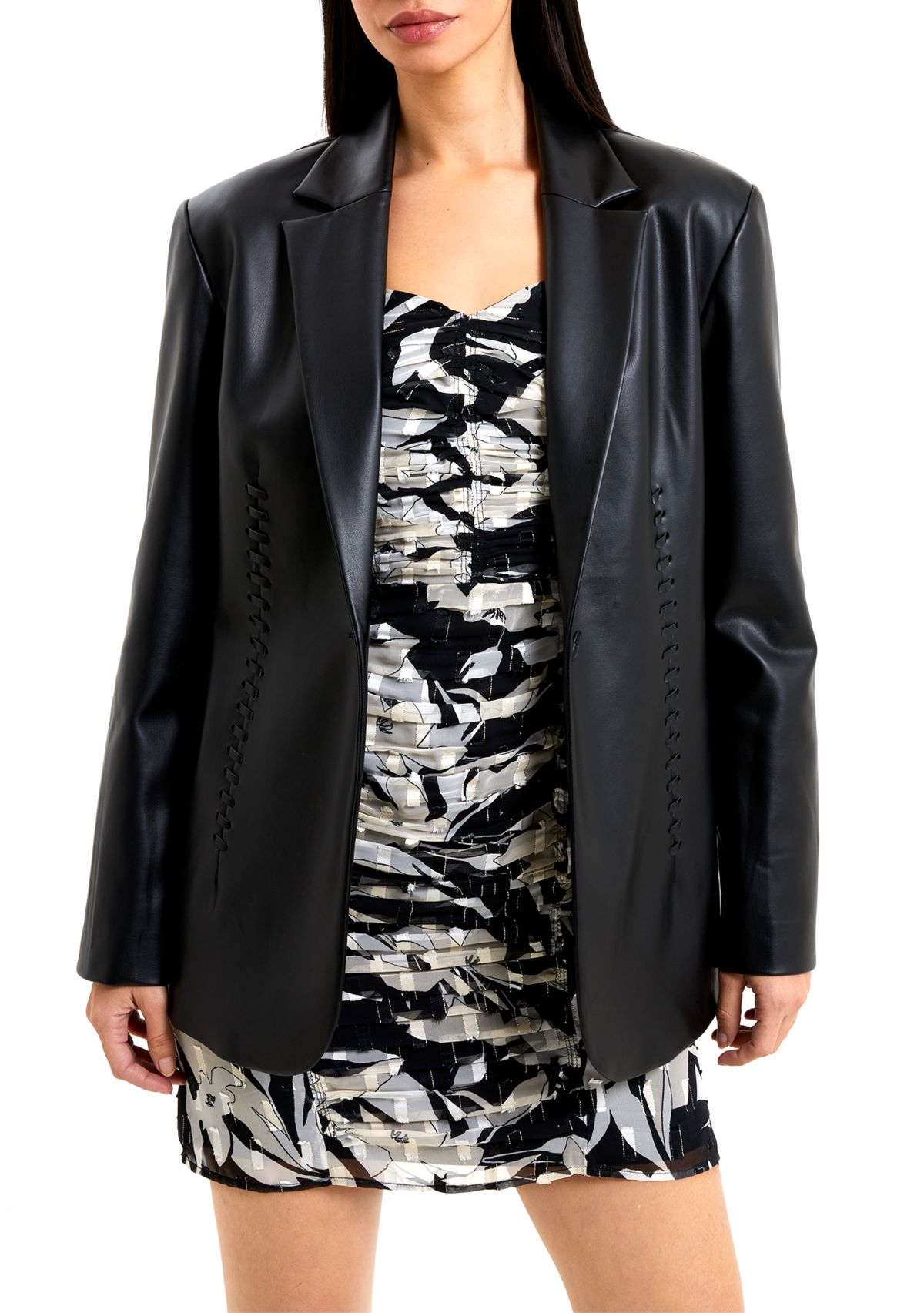 Crolenda Polyurethane Blazer