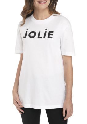jessica simpson maya happiest in the woods graphic t shir