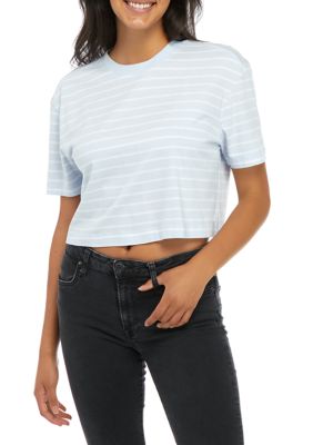 Stripe Cropped T-Shirt