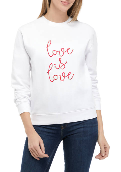 French Connection All You Need is Love Sweatshirt