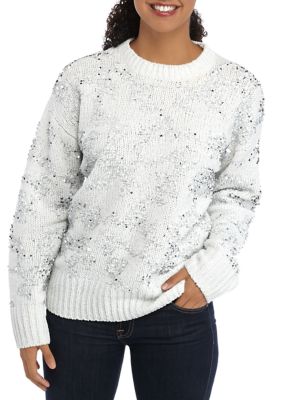 French connection sale rosemary sequin sweater