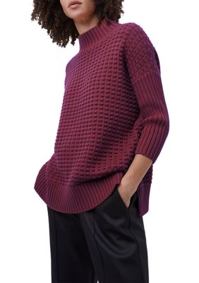 French Connection Women's Mozart Popcorn High Neck Jumper, Small