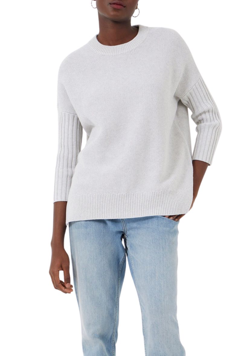 Mozart Textured Crew Neck Jumper