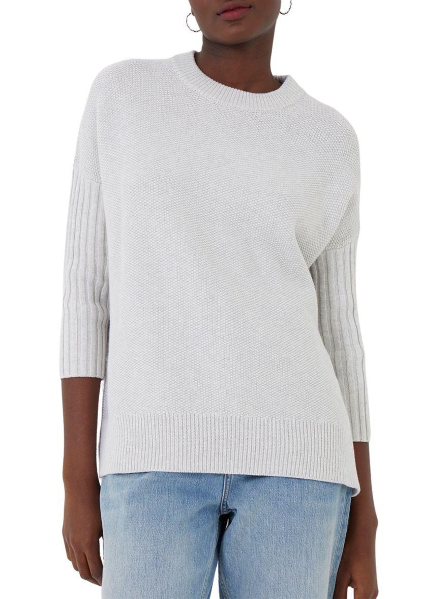 Mozart Textured Crew Neck Jumper