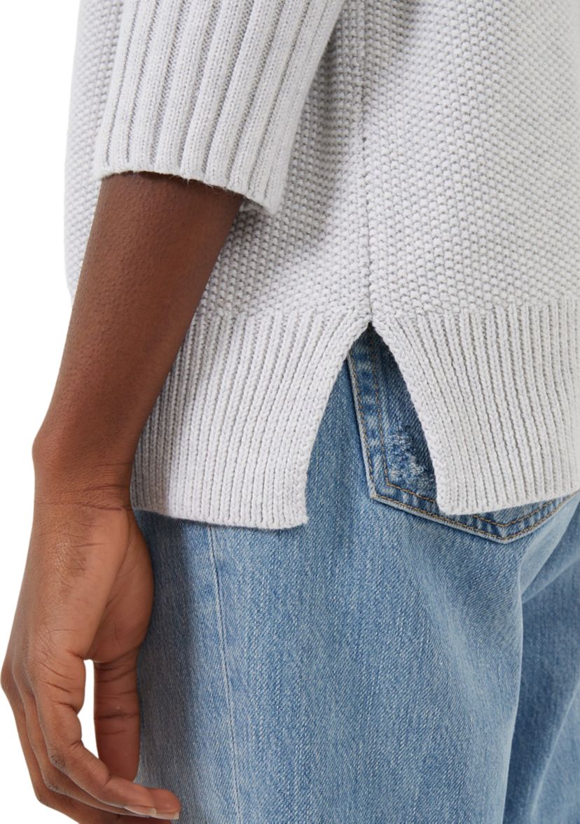 Mozart Textured Crew Neck Jumper