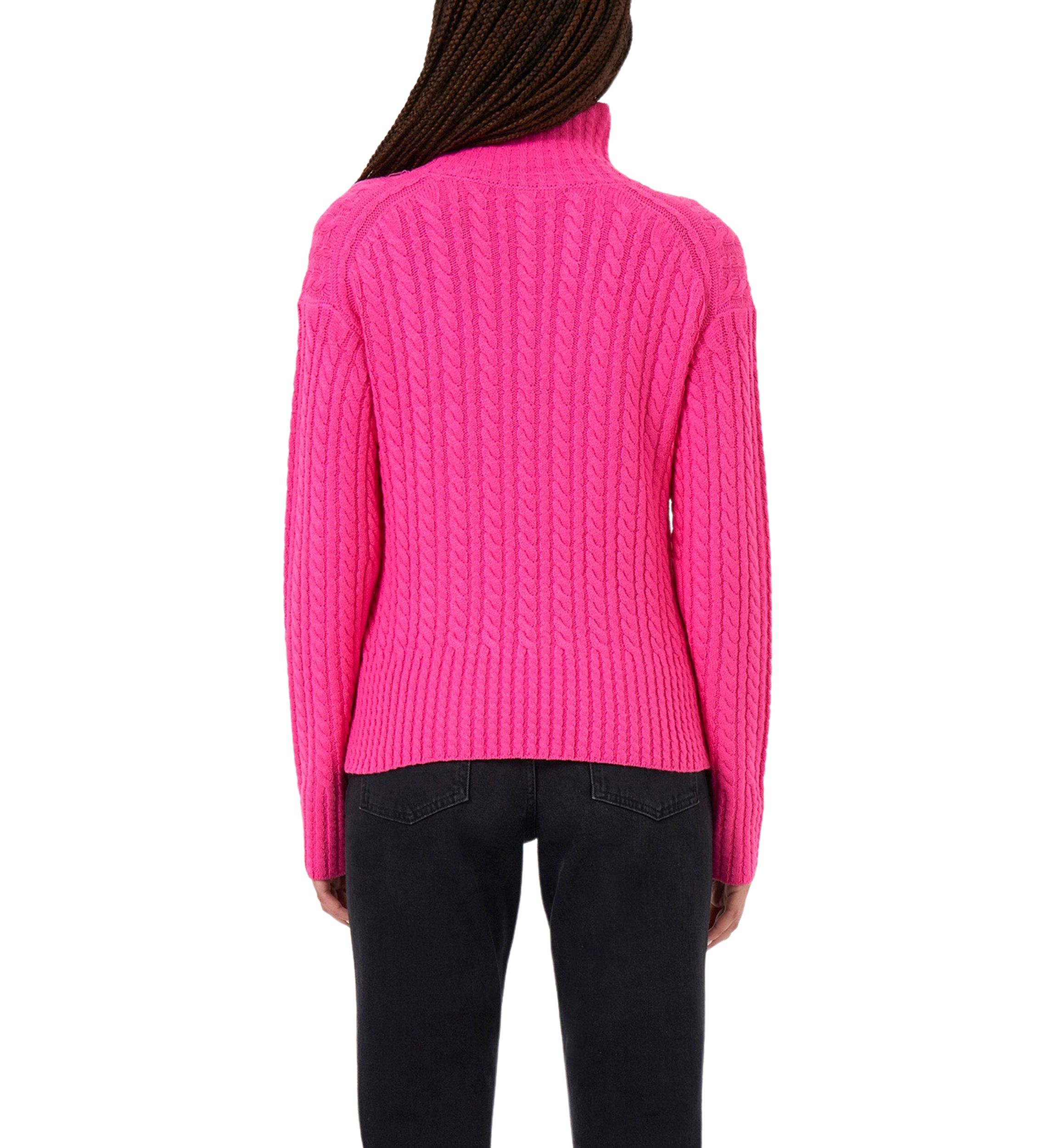 Babysoft Cable Knit Mock Neck Jumper 