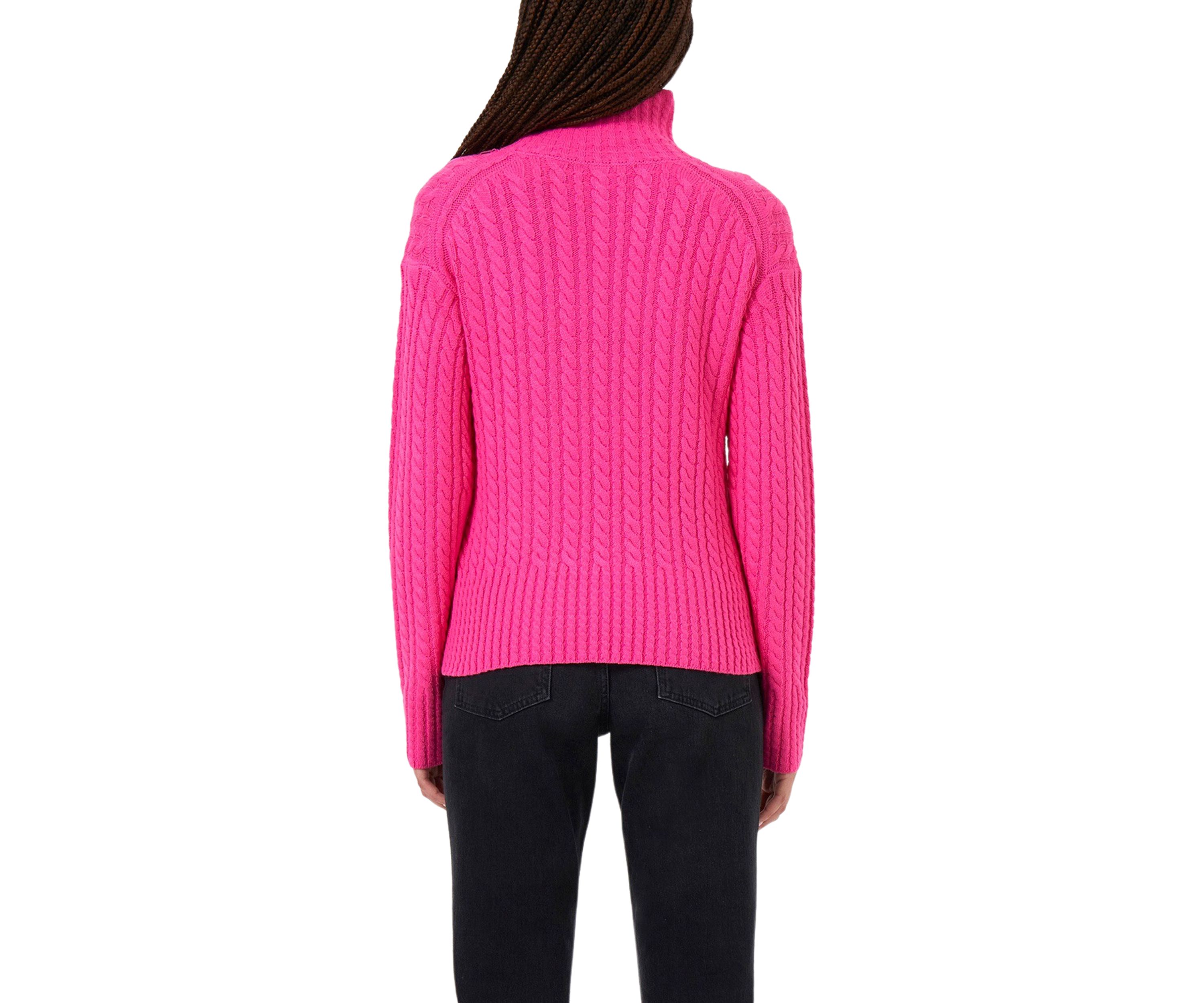 Babysoft Cable Knit Mock Neck Jumper 