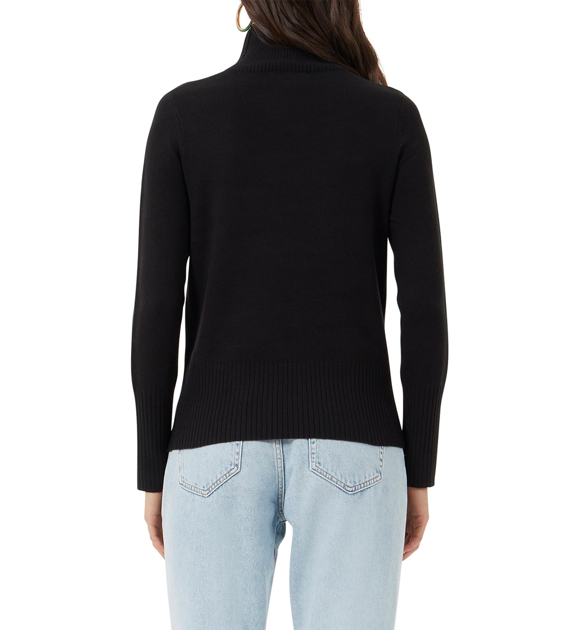 Baby Soft Cut Out Turtleneck Sweater 