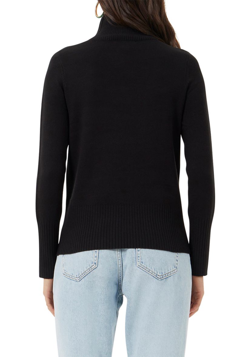 Baby Soft Cut Out Turtleneck Sweater 