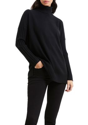 French Connection Women's Baby Soft Mock Neck Jumper Sweater