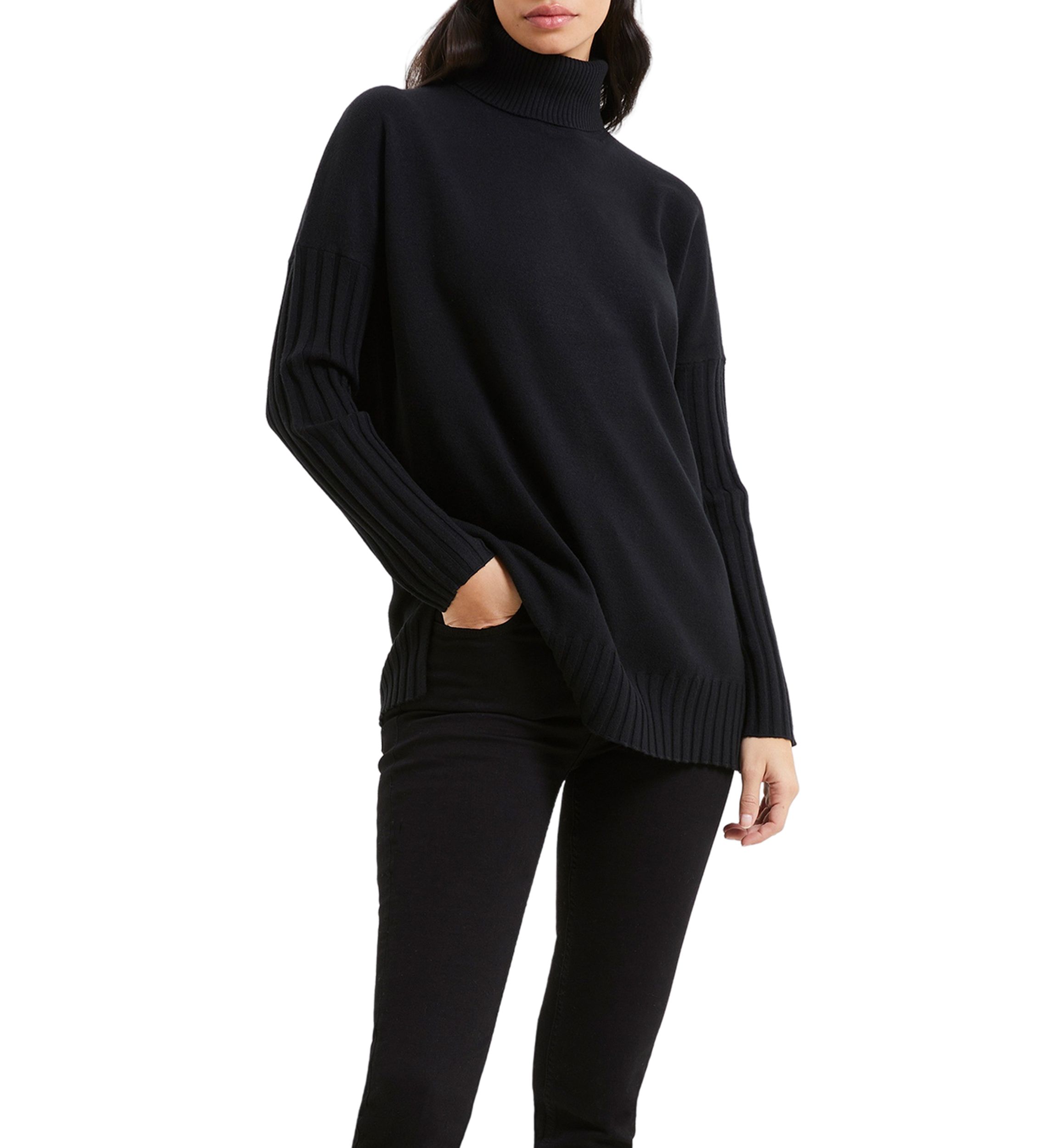 Baby Soft Mock Neck Jumper Sweater