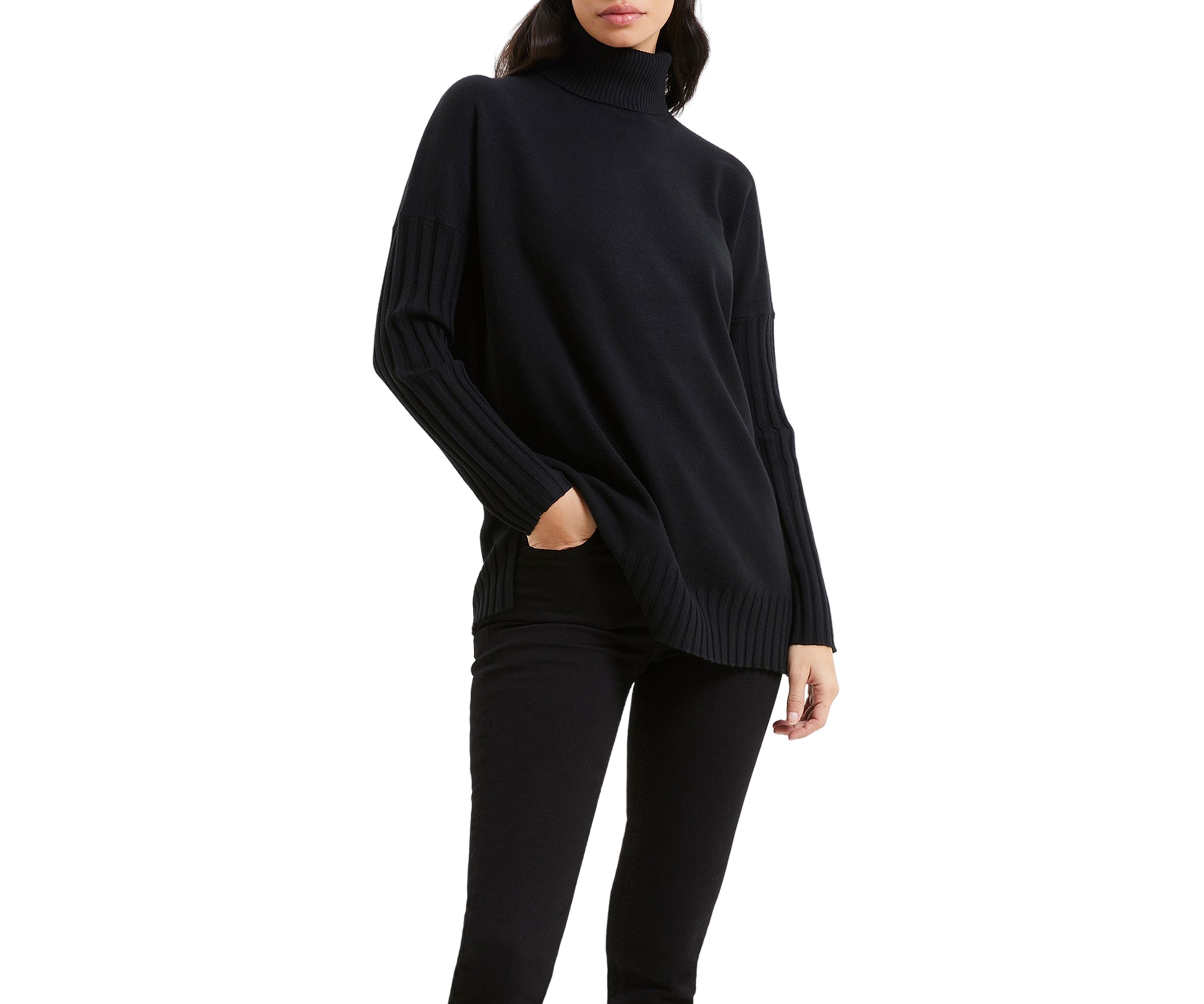 Baby Soft Mock Neck Jumper Sweater