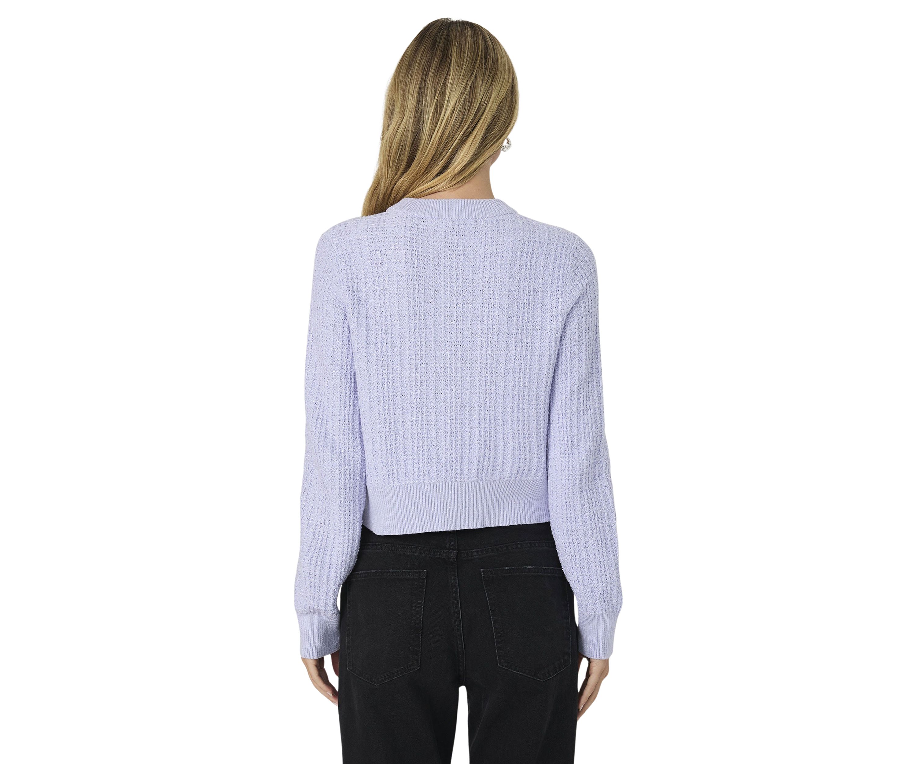 Lurex Tweed Knit Cardigan