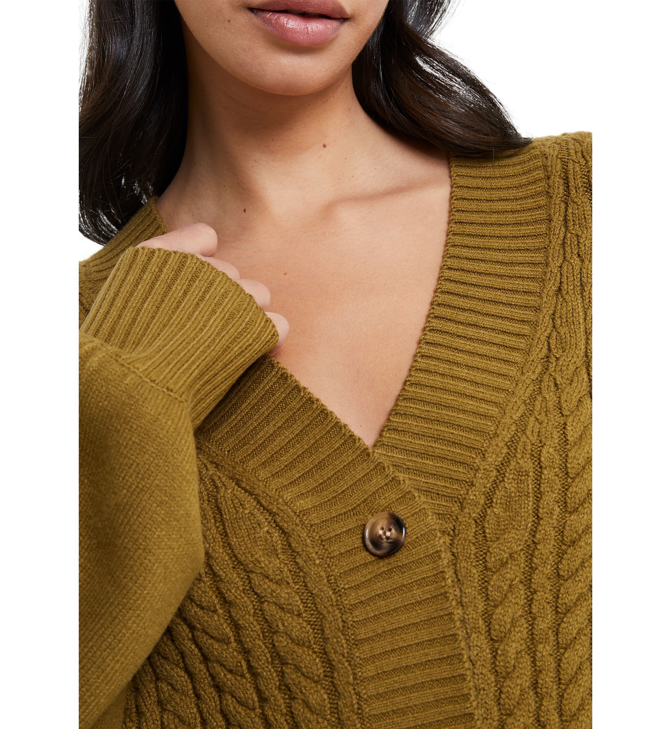 Baby Soft Cable Knit Cardigan 