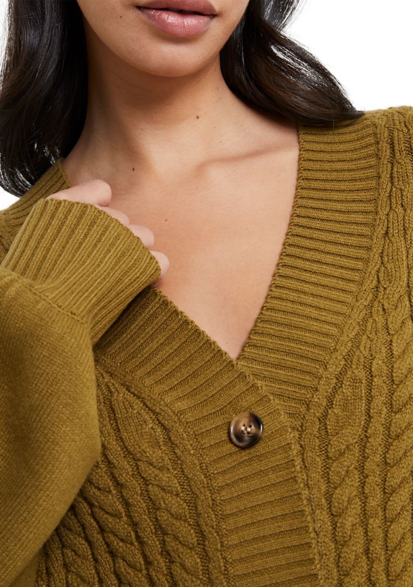 Baby Soft Cable Knit Cardigan 