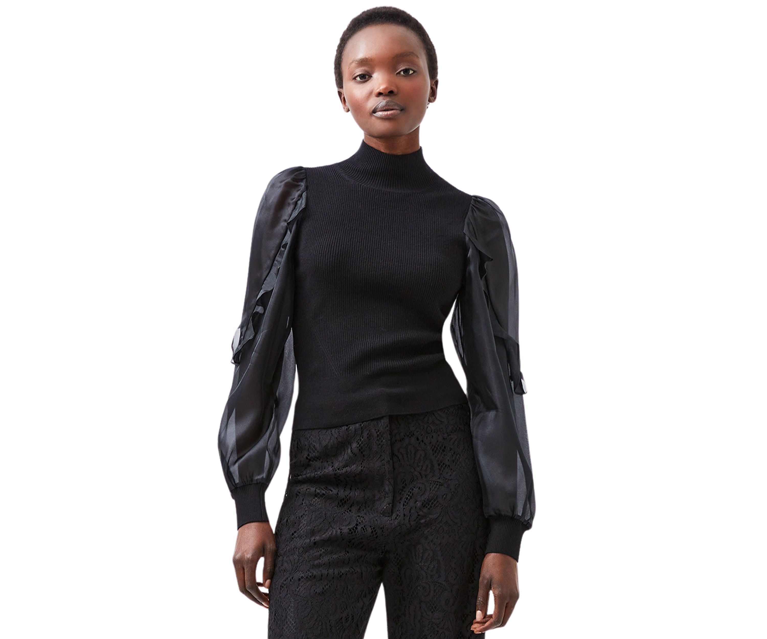 Krista Organza Puff Sleeve Top