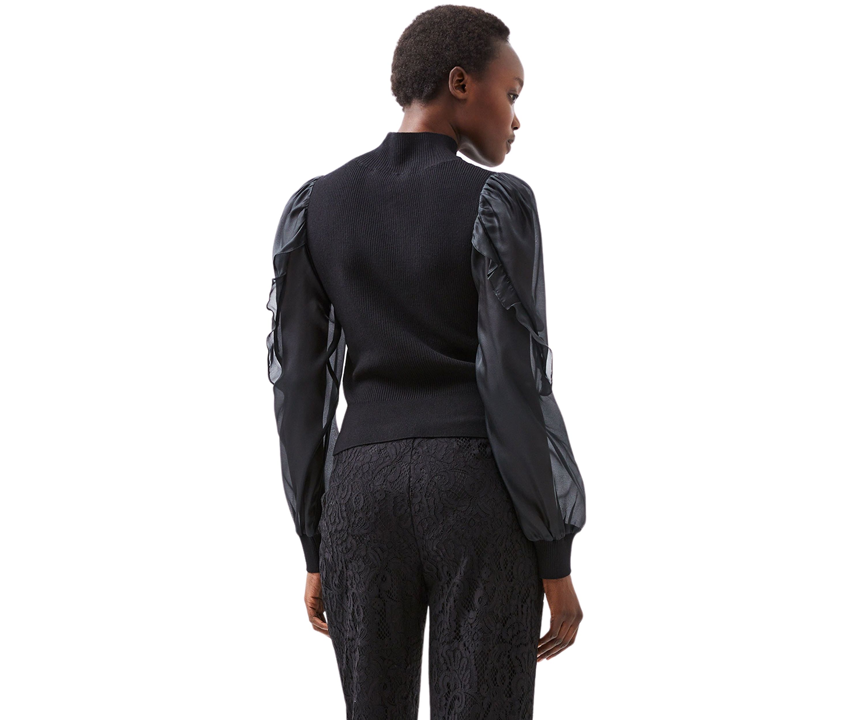 Krista Organza Puff Sleeve Top