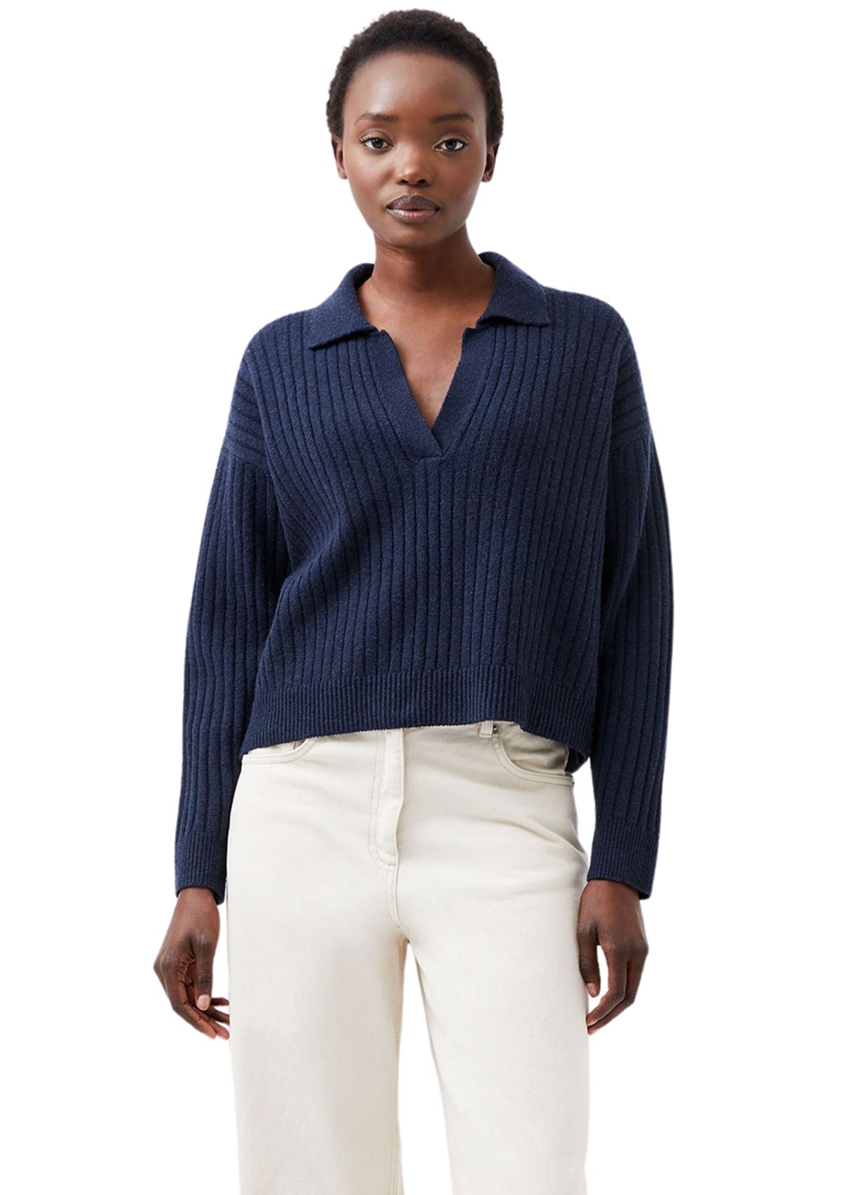 Vhari Collar Long Sleeve Jumper