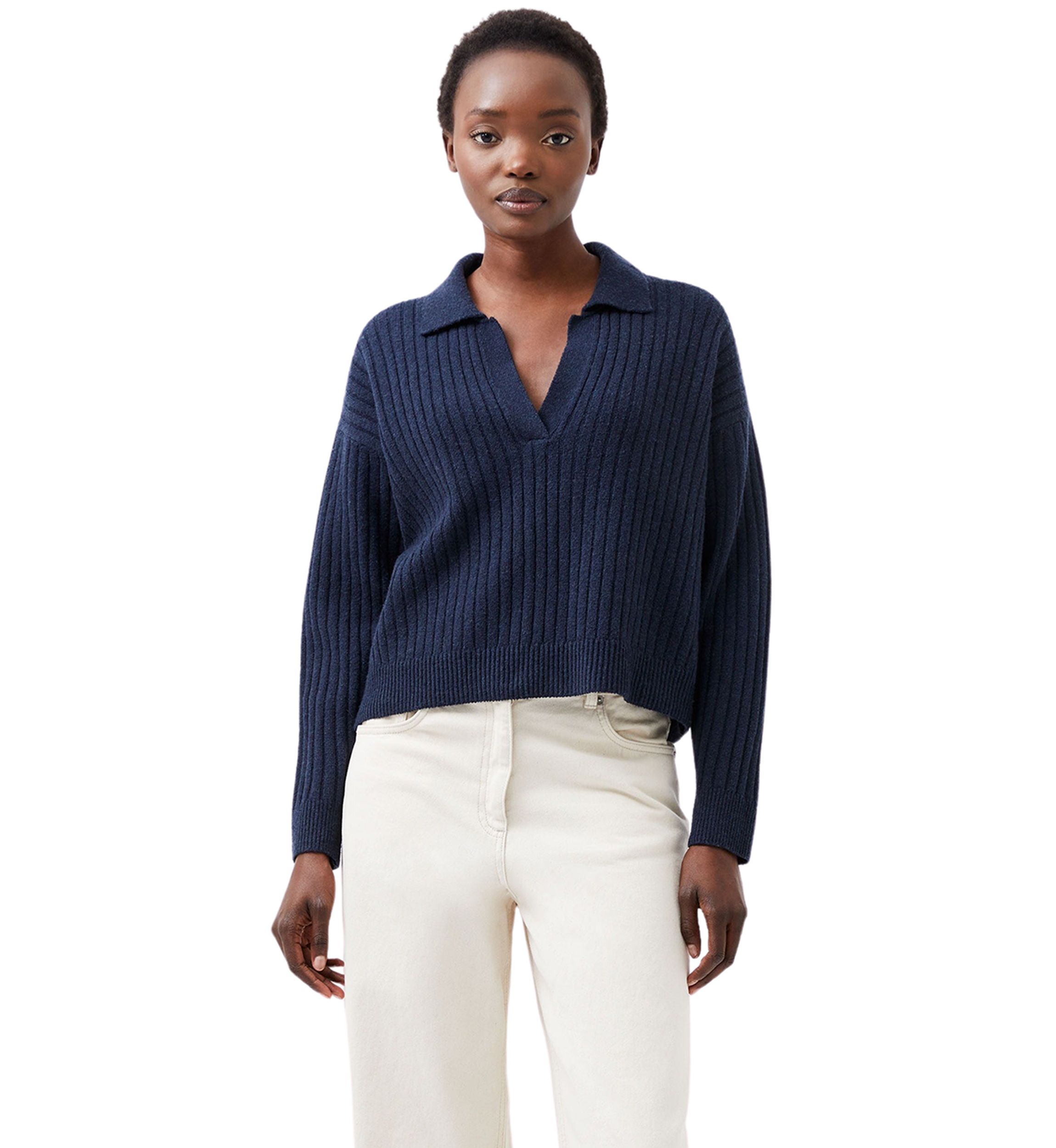 Vhari Collar Long Sleeve Jumper