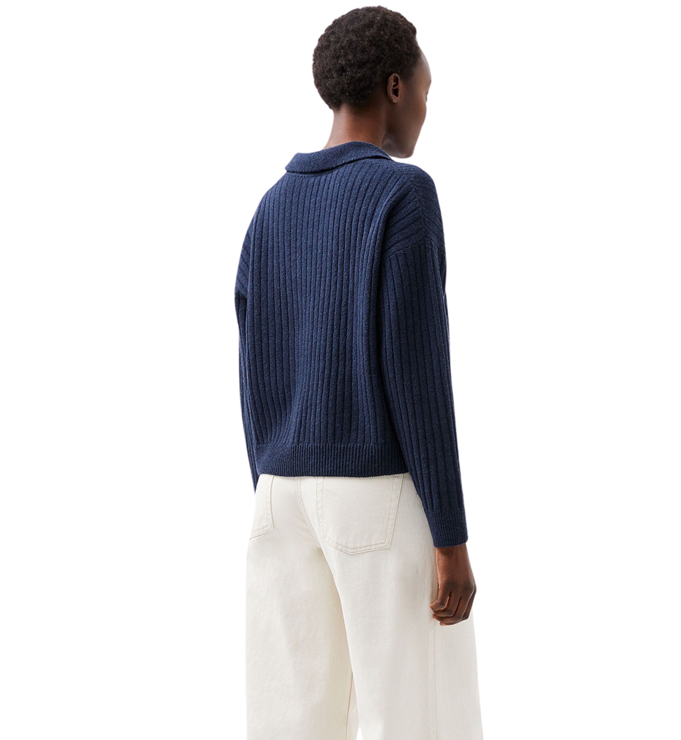 Vhari Collar Long Sleeve Jumper