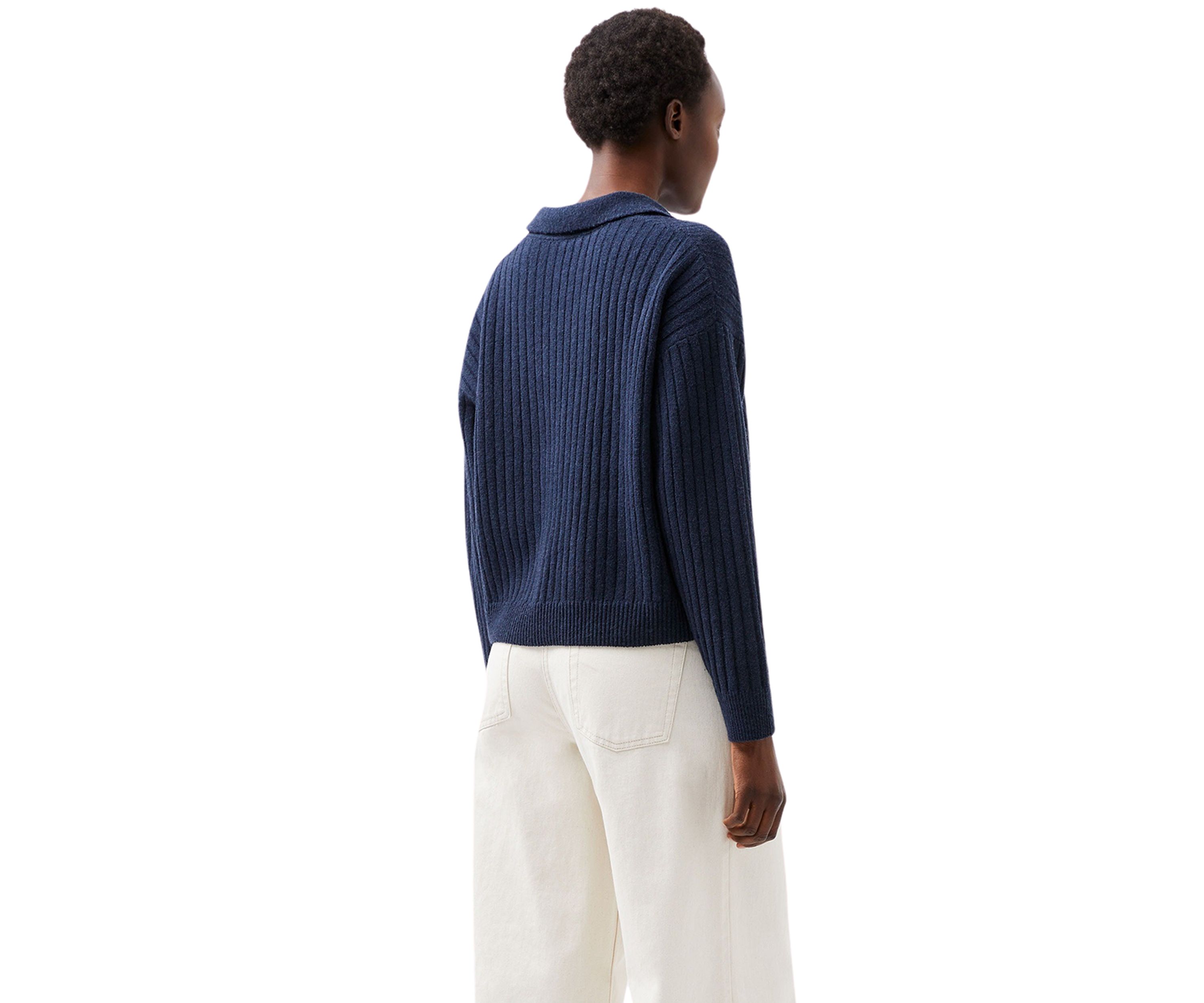 Vhari Collar Long Sleeve Jumper