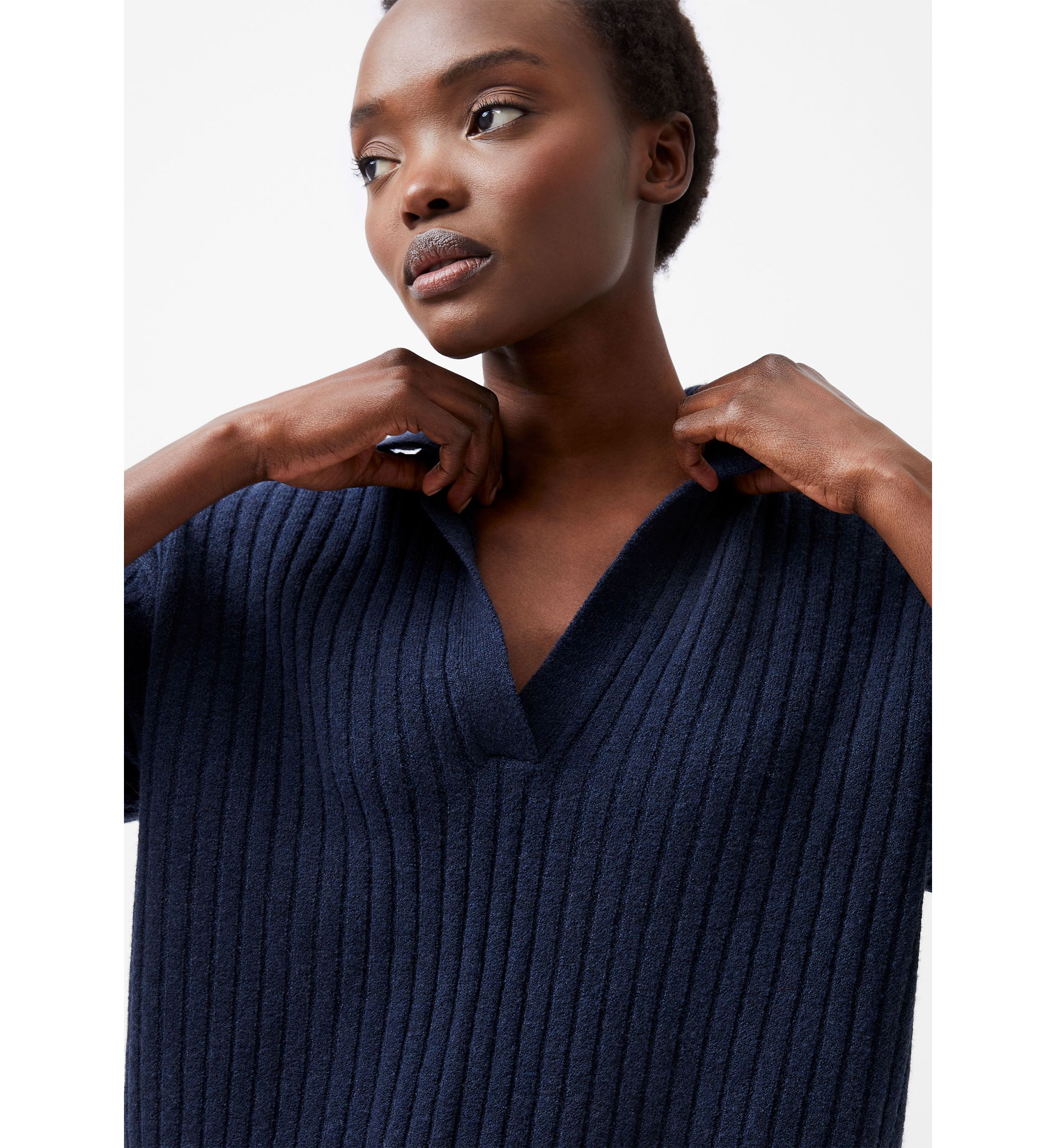 Vhari Collar Long Sleeve Jumper