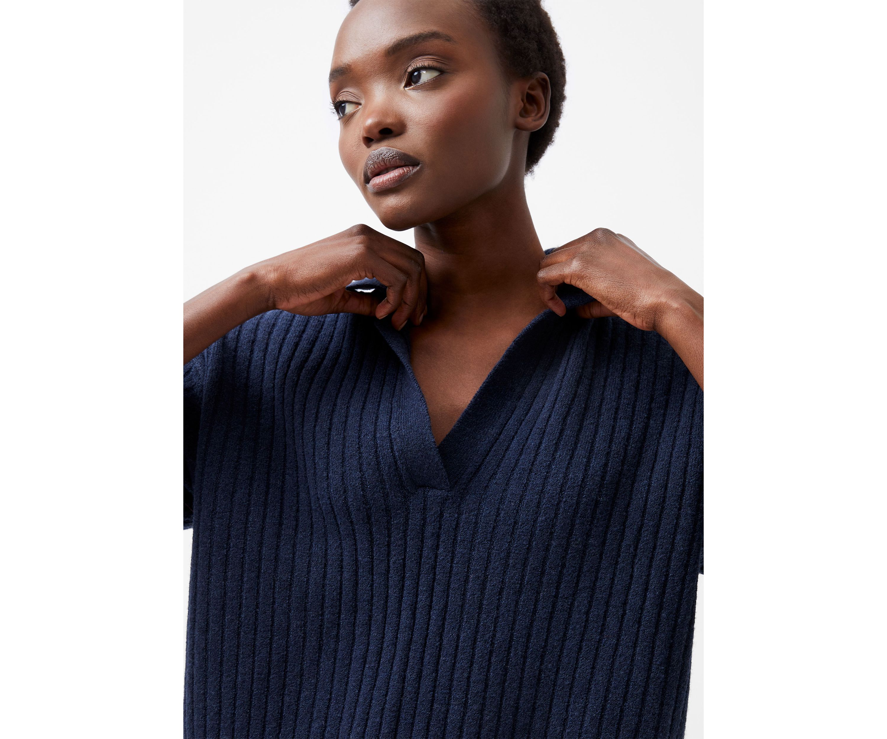 Vhari Collar Long Sleeve Jumper