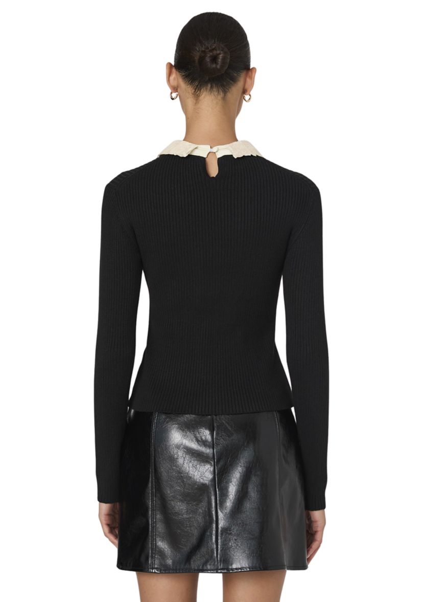 Mozza Embellished Knit Top