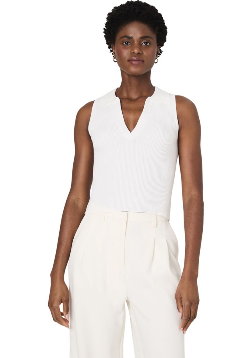 Mozza V-Neck Sleeveless Jumper
