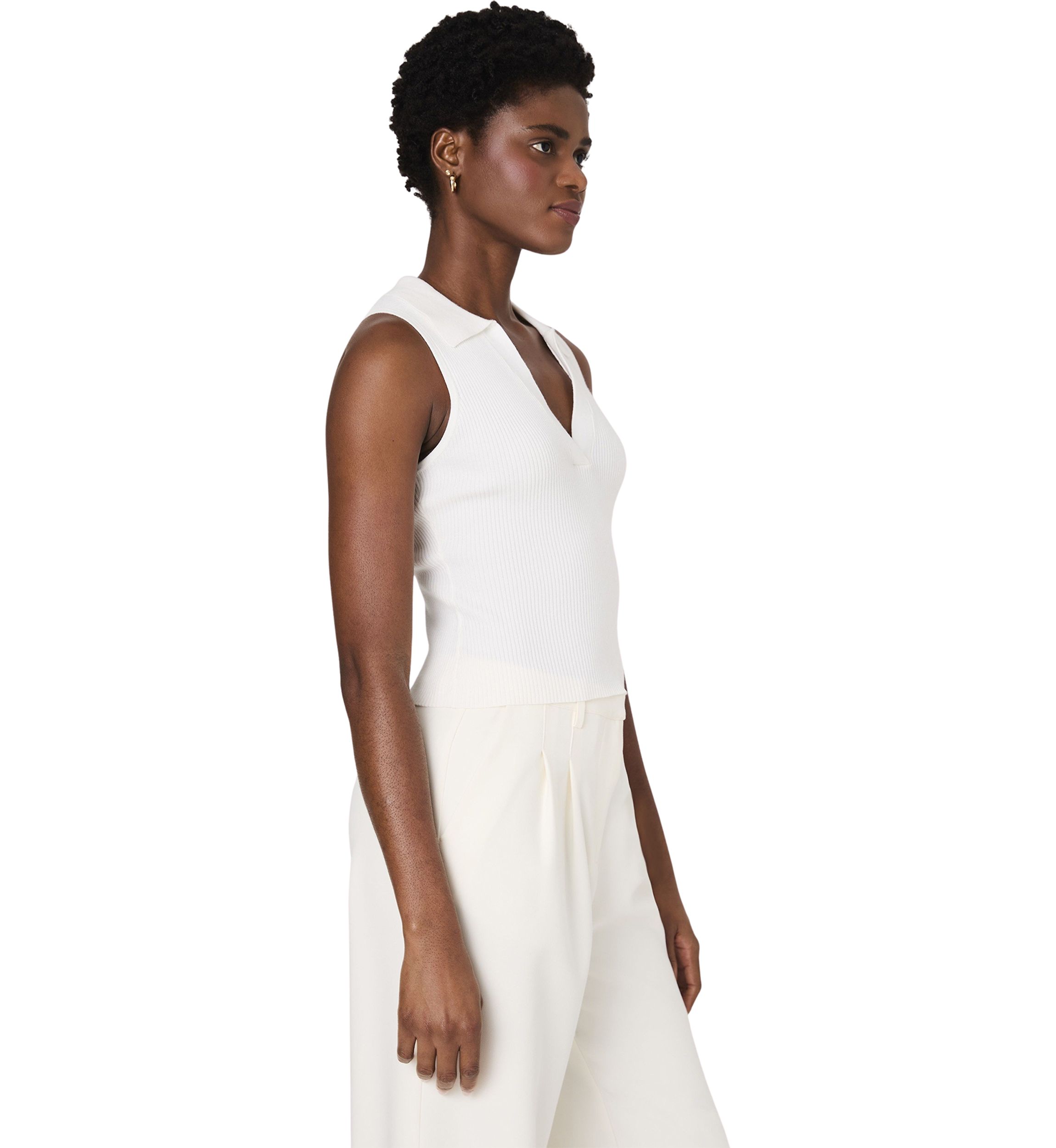 Mozza V-Neck Sleeveless Jumper