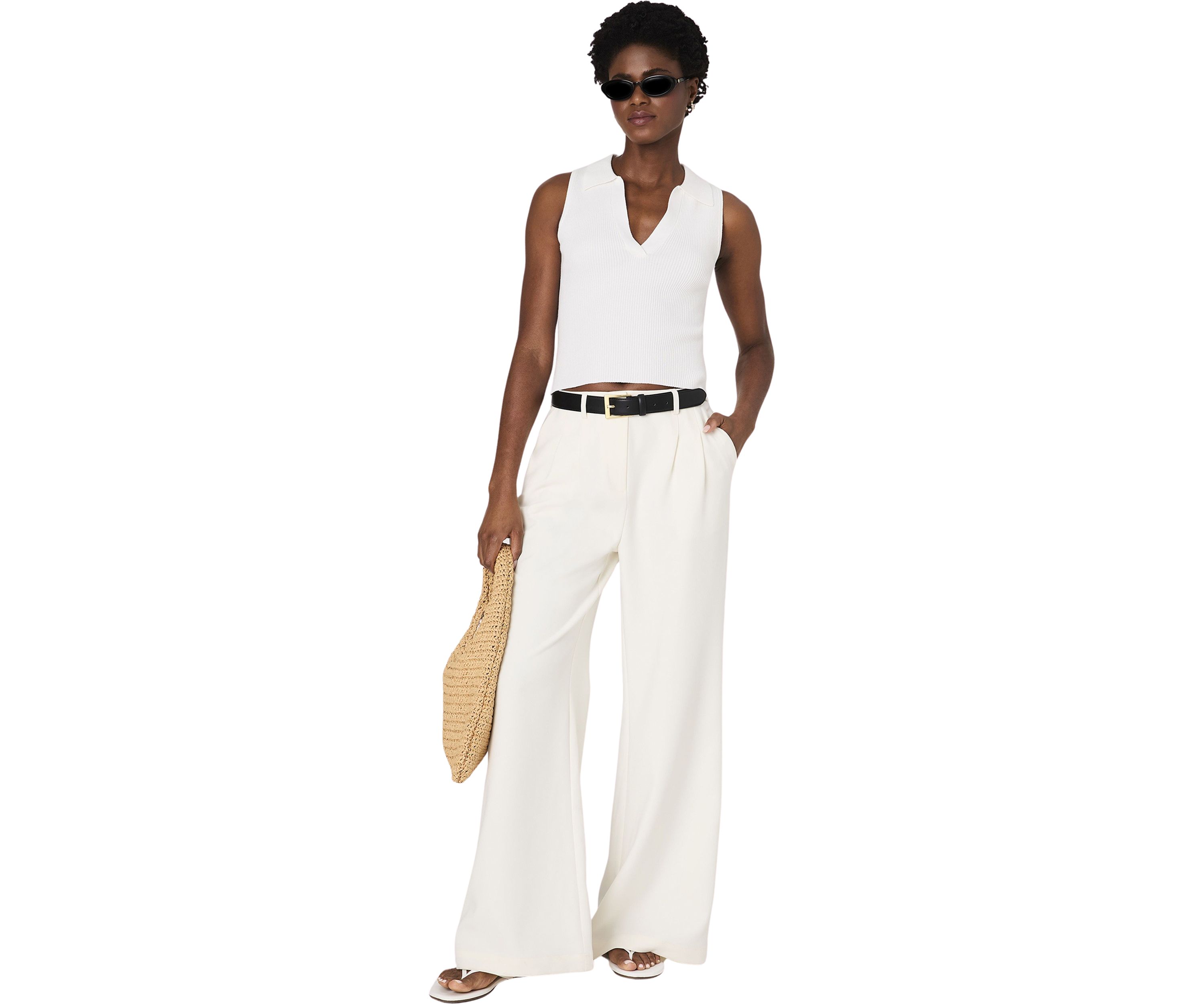 Mozza V-Neck Sleeveless Jumper