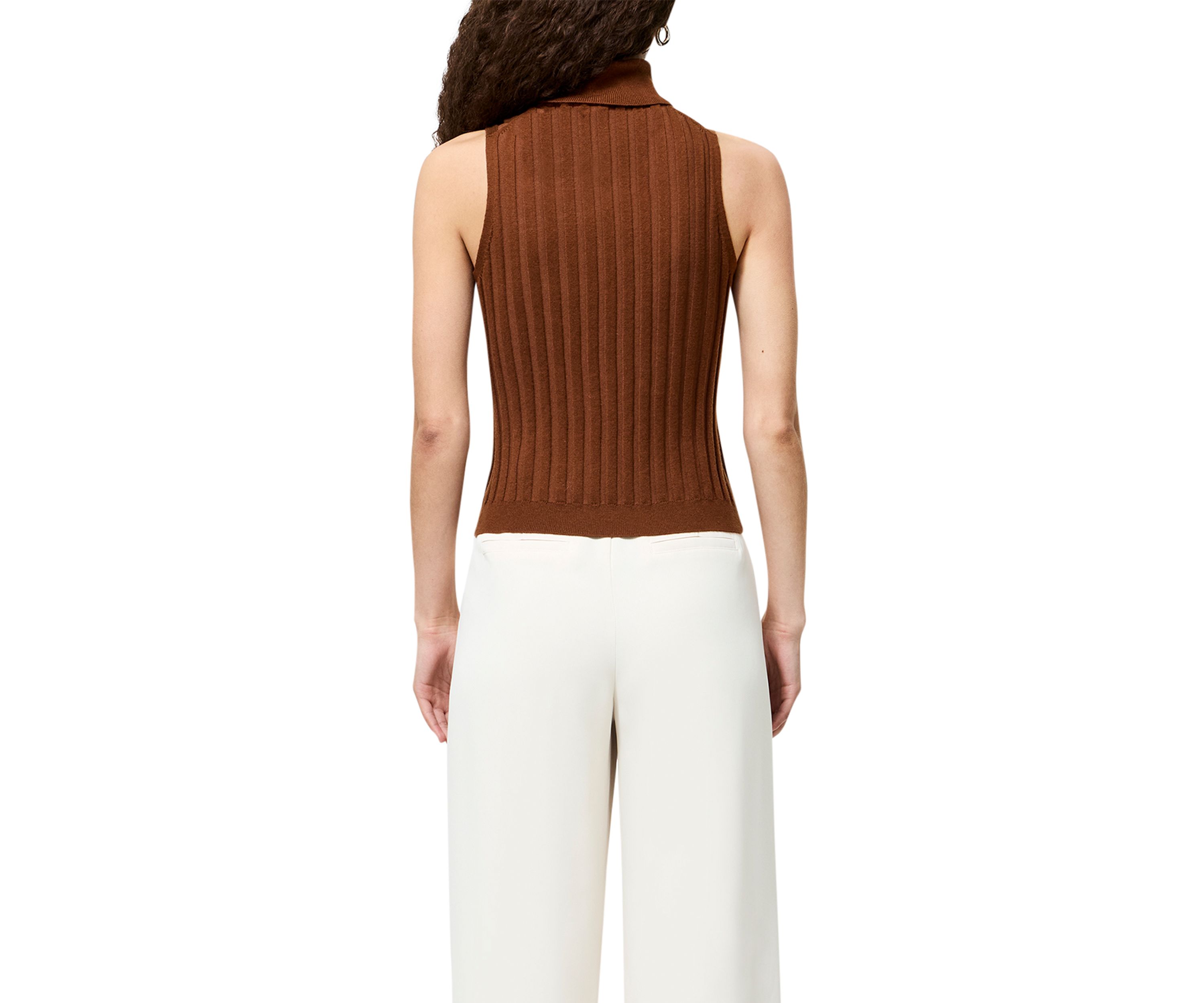 Turtleneck Tank Sweater